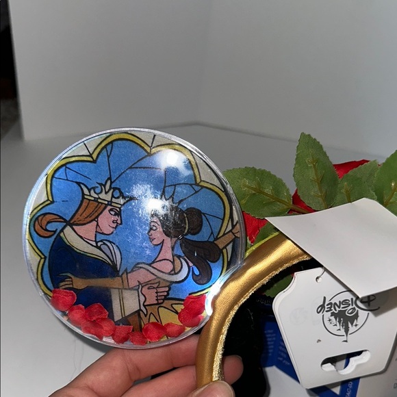 Disney Disney100 Decades Beauty and the Beast Light-Up Ear Headband Adults New - Picture 5 of 11